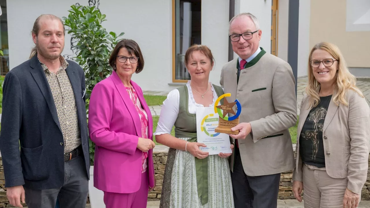 Fünf Dorfheldinnen und Dorfhelden im Bezirk Gmünd ausgezeichnet