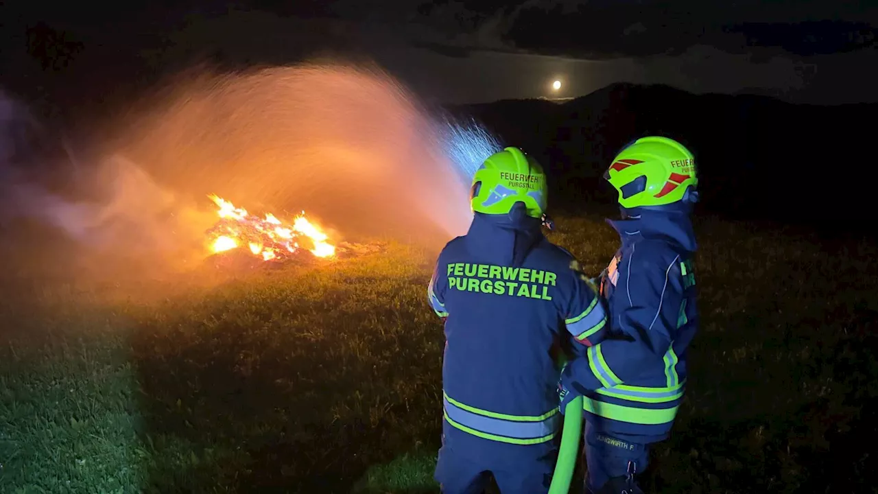 Purgstall: Sonnwendfeuer führte zu Feuerwehreinsatz