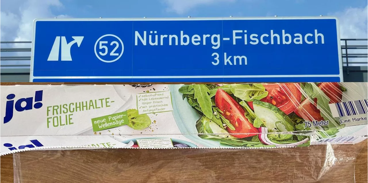 Polizeieinsatz auf A9 bei N&uuml;rnberg Fischbach: Unbekannte spannen Folie quer &uuml;ber Autobahn