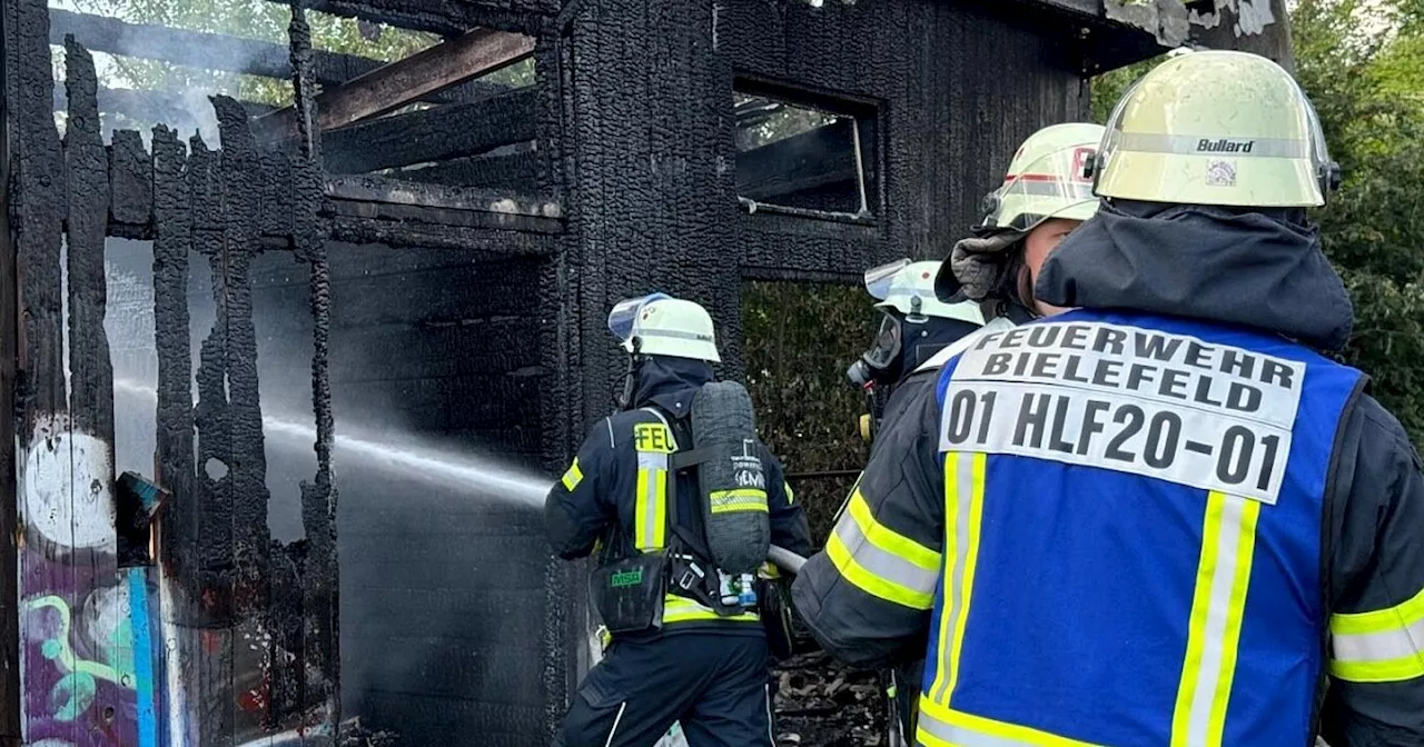 Feuer am Bahndamm in Bielefeld – Herforder Straße kurzzeitig gesperrt