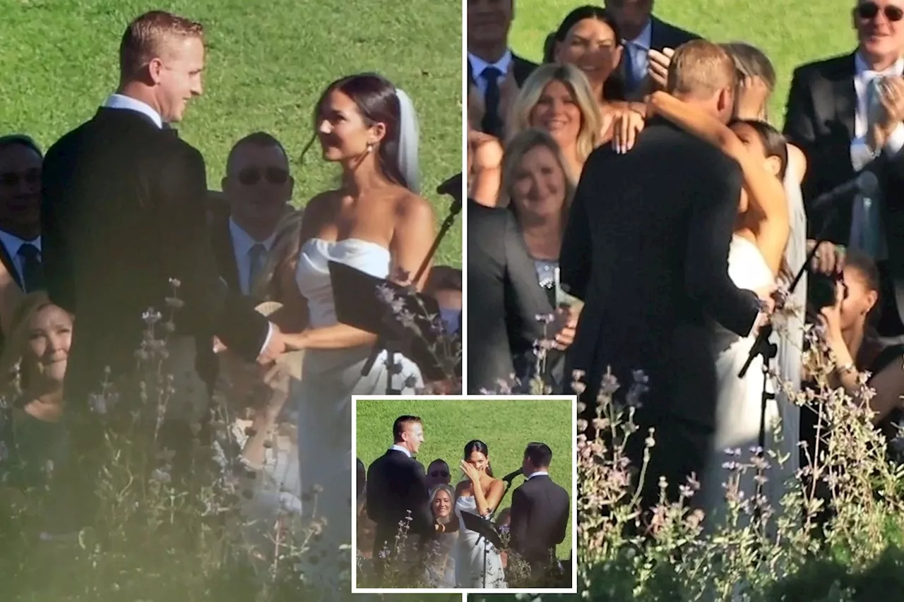 Jared Goff marries model Christen Harper to complete QB's epic $212 million offseason