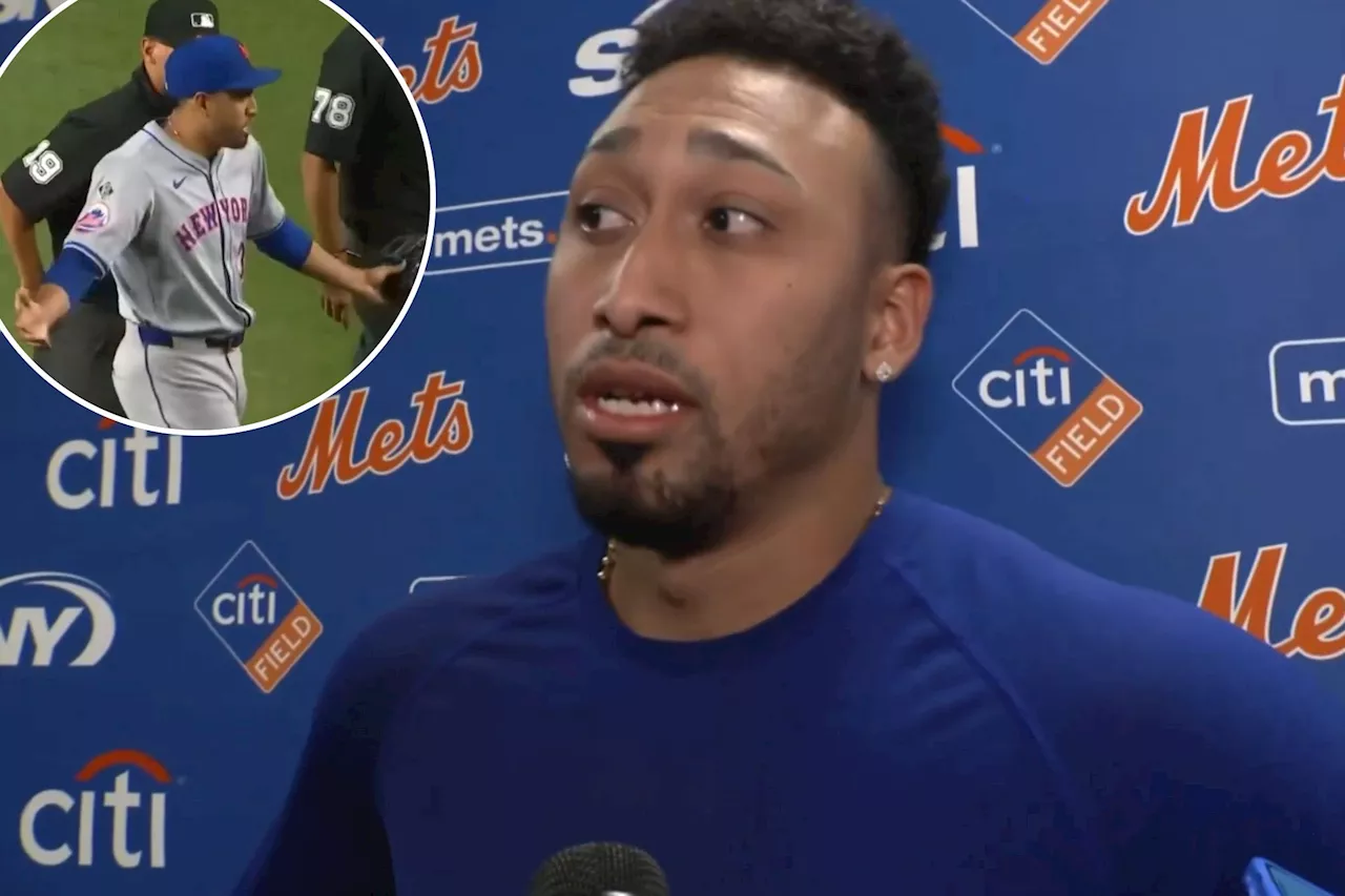 Mets' Edwin Diaz will 'keep using the same thing' despite sticky-stuff ejection