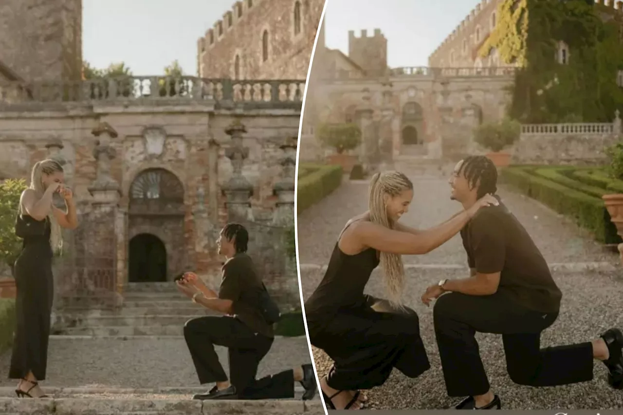 Packers QB Jordan Love gets engaged to girlfriend Ronika Stone in scenic Tuscany proposal