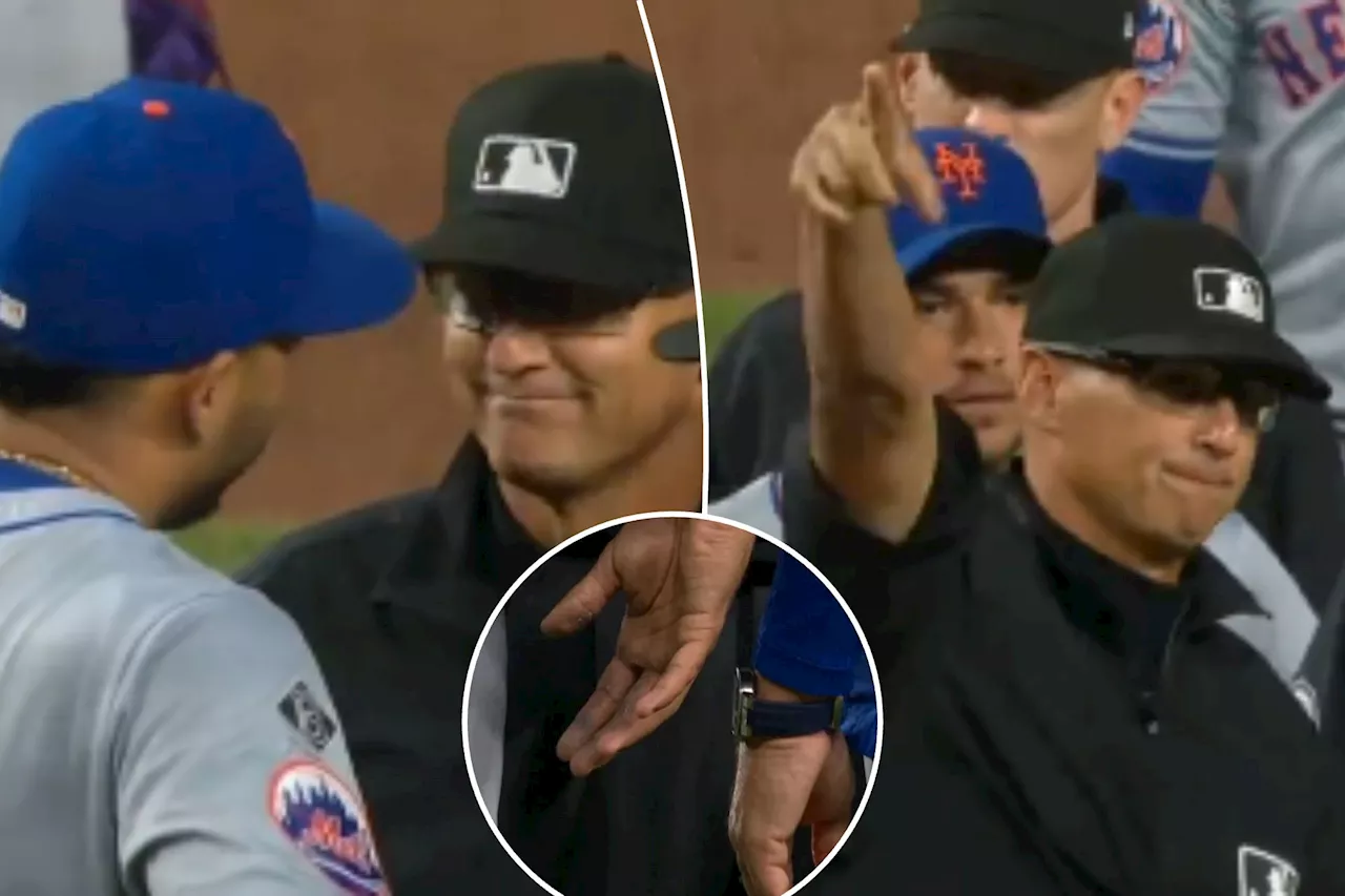 Umpire's strong response to Edwin Diaz's innocence claims after ejection for sticky substance