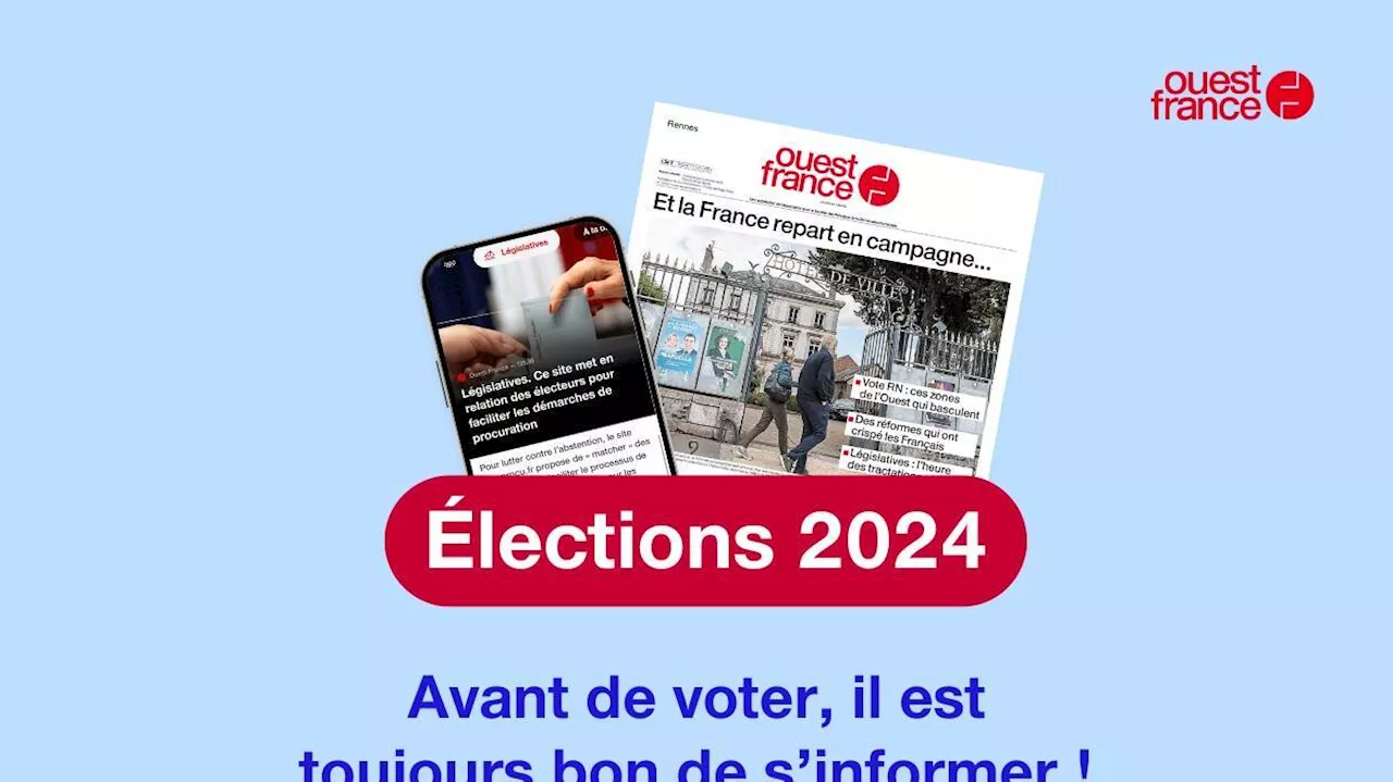 Élections législatives : Ouest-France lance deux offres d’abonnement à prix réduit