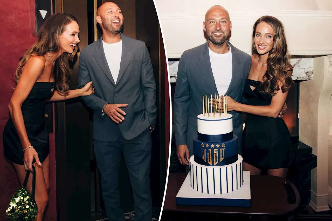 Derek Jeter's wife, Hannah, throws surprise 50th birthday party at exclusive NYC club