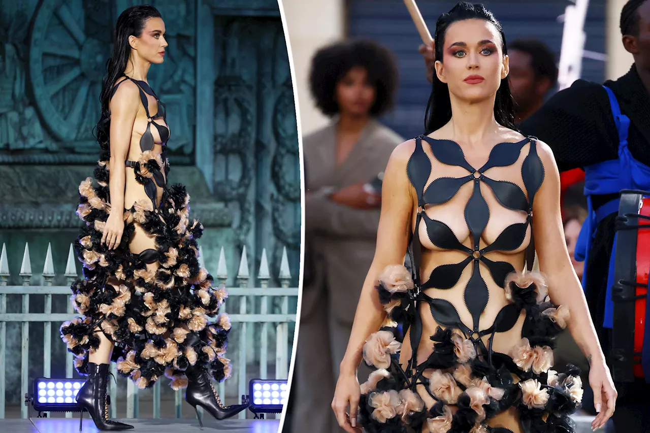 Katy Perry wows in wild barely-there cutout dress at Vogue World: Paris