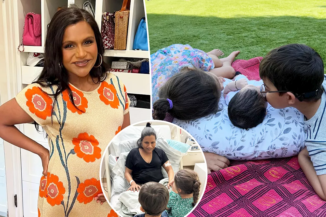 Mindy Kaling announces she quietly welcomed baby No. 3 in February