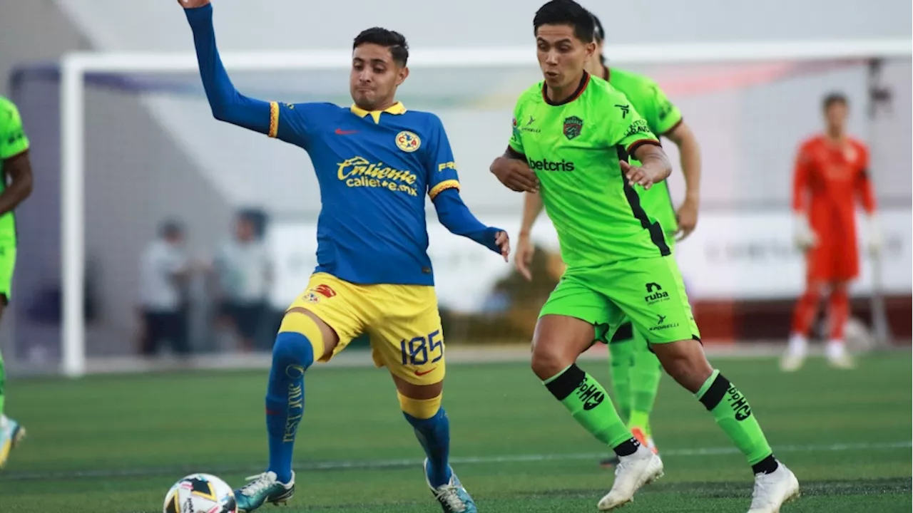 América y Juárez empatan en partido de preparación en Estados Unidos