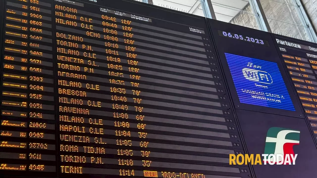 Il treno Frecciarossa si rompe e la linea va in tilt: raffica di ritardi e cancellazioni