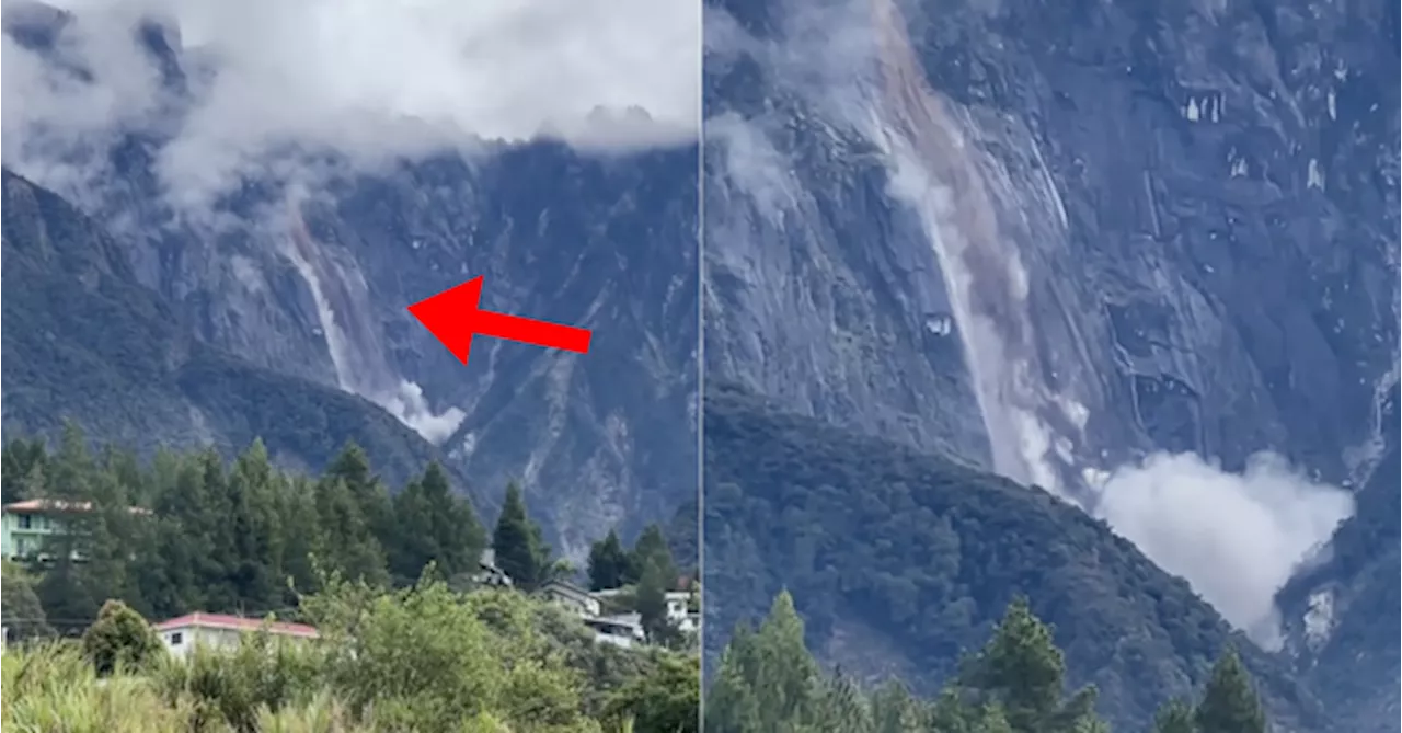 Sabah Parks Assures No Casualties After Video Of Landslide At Mount Kinabalu Goes Viral