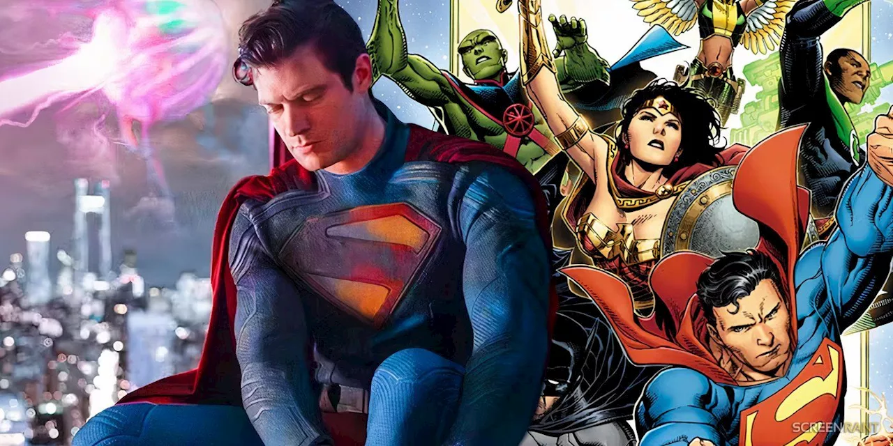 Superman Set Photos Reveal New DC Superhero Costume & Bright Look At David Corenswet's Suit