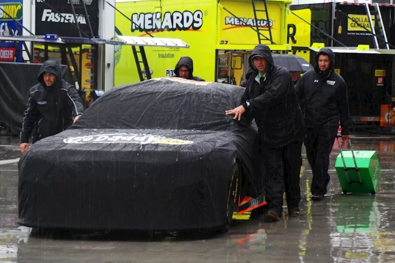 Regen in Las Vegas: Keselowski auf Pole