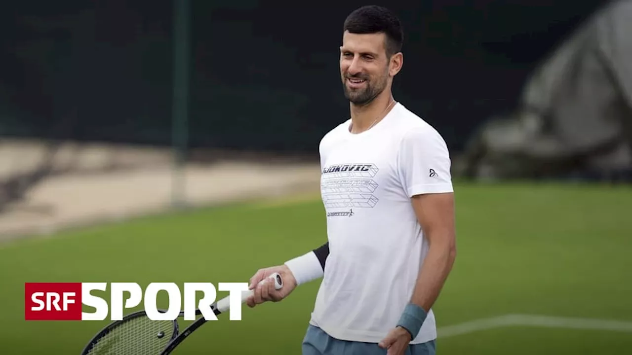 Entscheidung in nächsten Tagen - Djokovic trainiert auf Rasen – reicht es für Wimbledon?