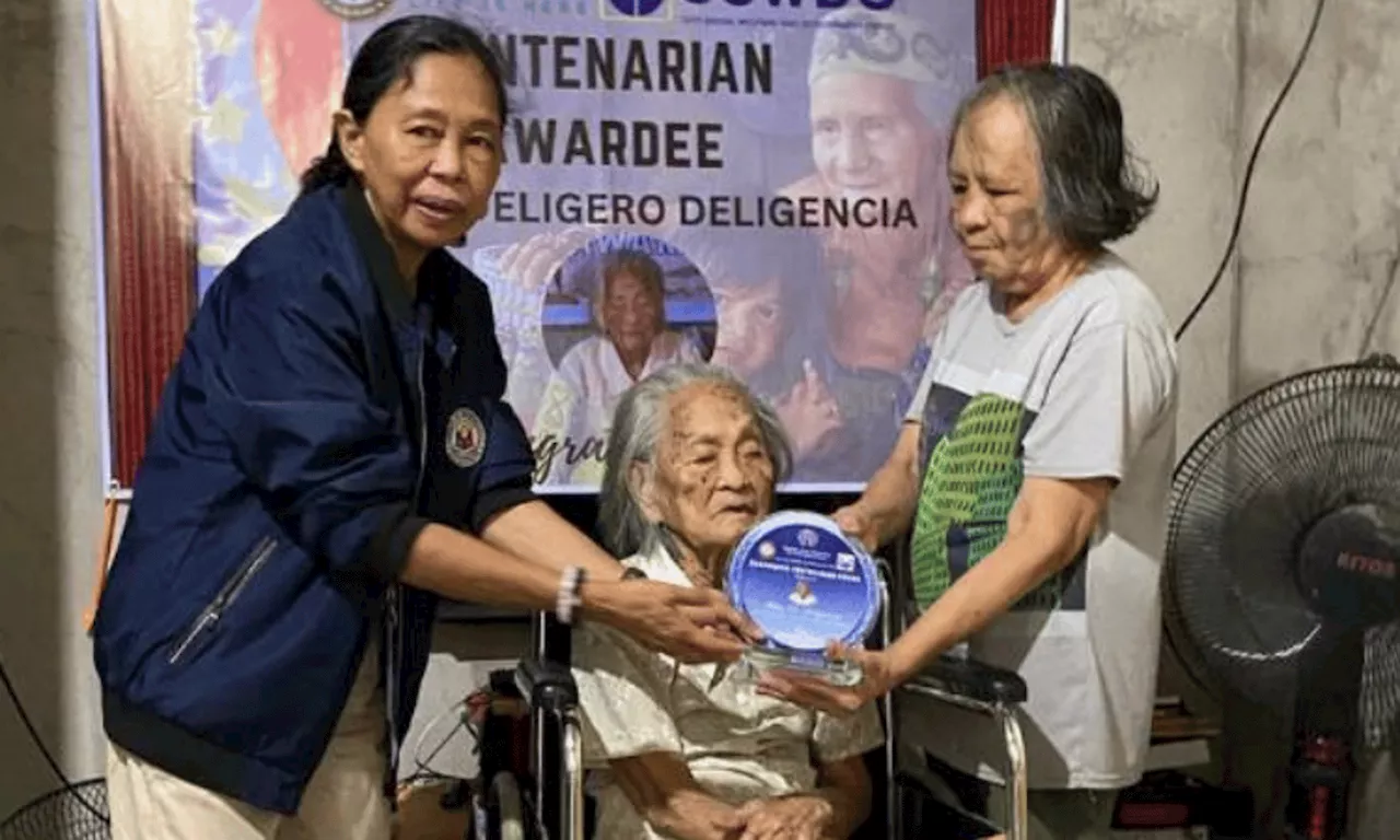 9 Dabawenyo centenarians get P100K from CSWDO