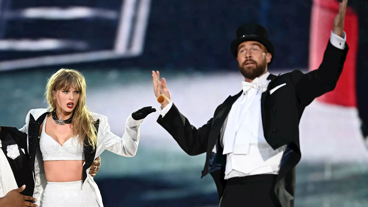 Travis Kelce starred alongside Taylor Swift but the Kansas City Chiefs star missed his shot on Wembley’s b...