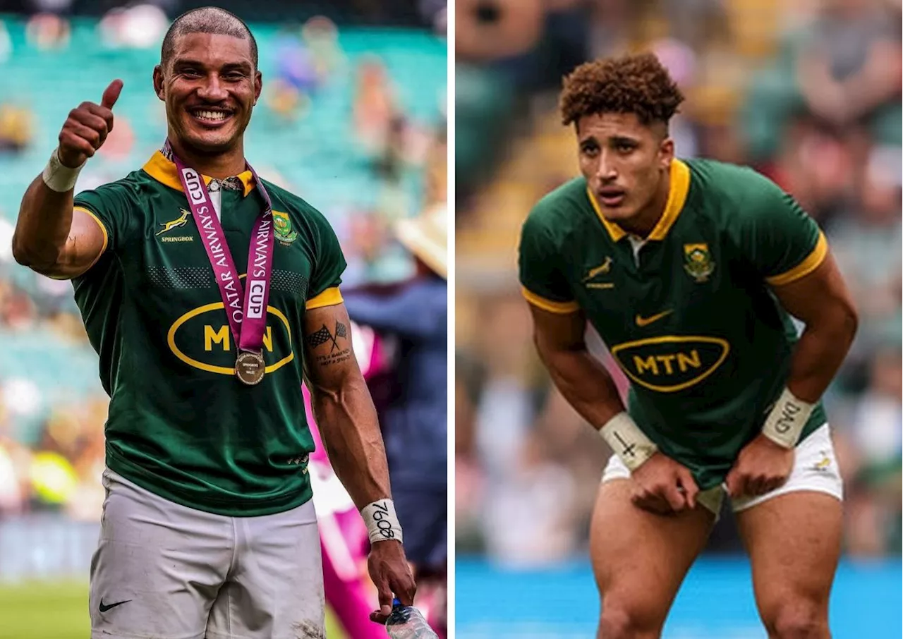 Touching reason behind Springboks Edwill, Jordan’s wrist message