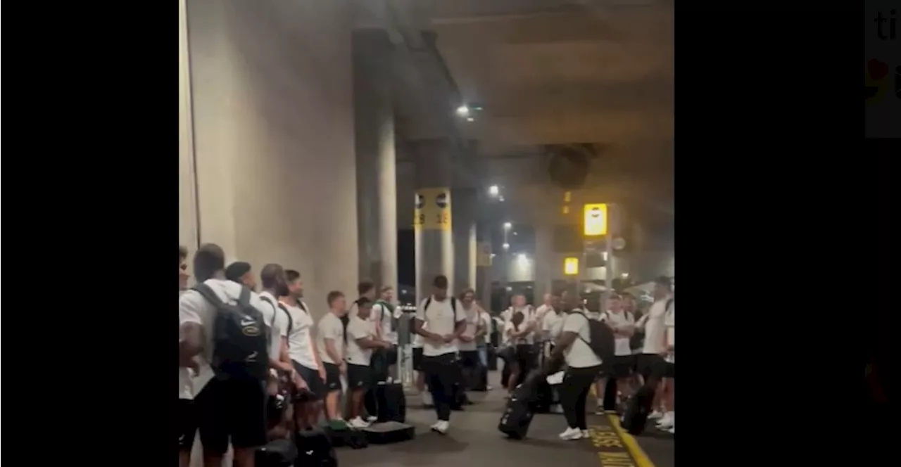 WATCH: Springboks keep vibe going despite cancelled flight