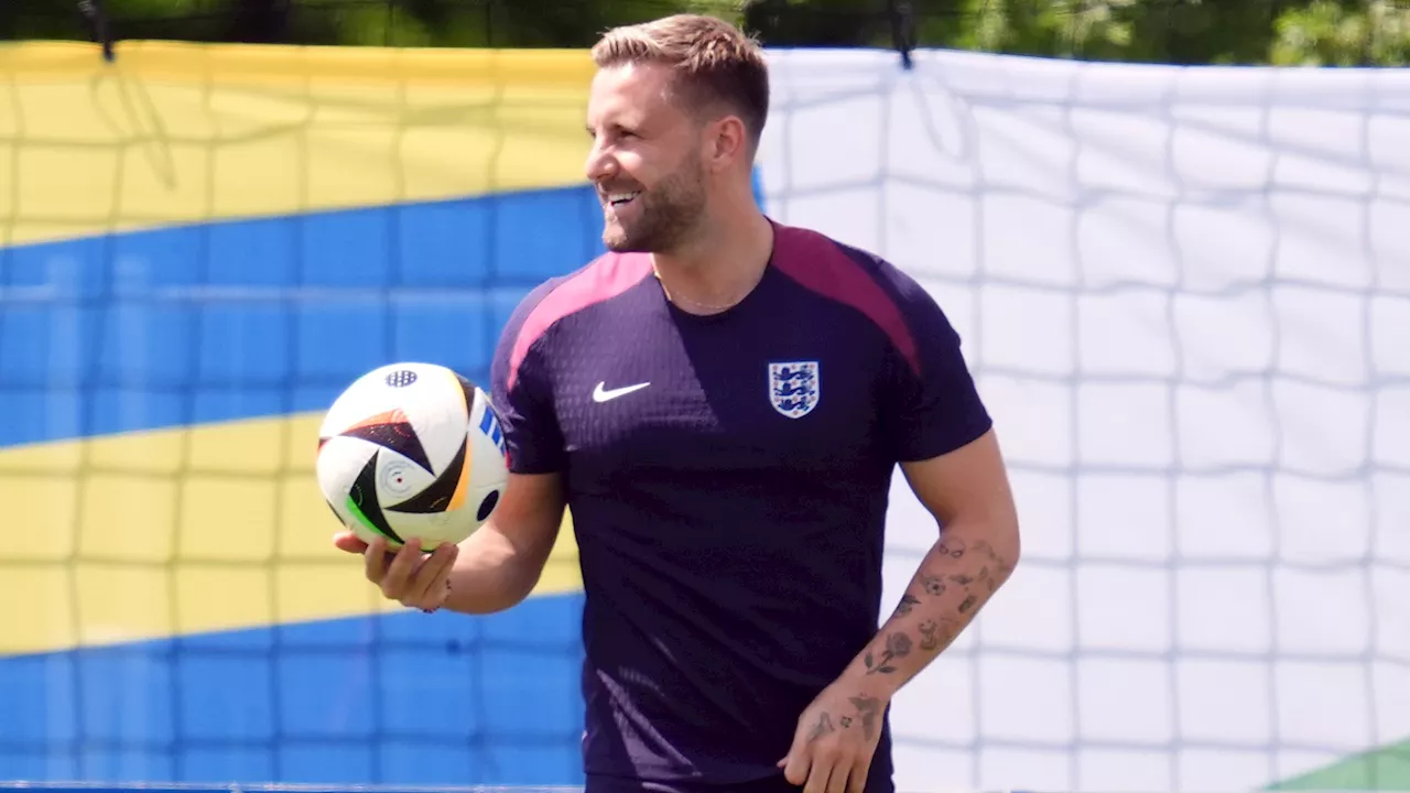 Luke Shaw returns to England training as he hands Gareth Southgate huge boost ahead of Euro 2024 clash...