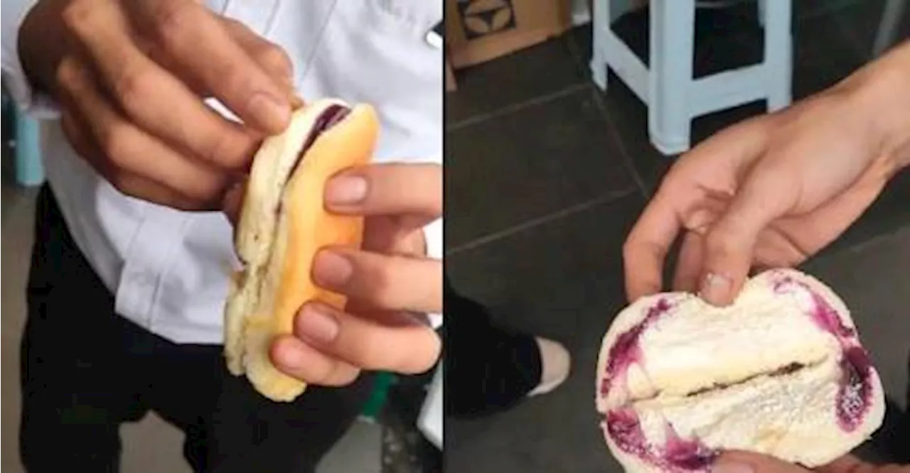 Customer frustrated paying RM12 for buns with little filling