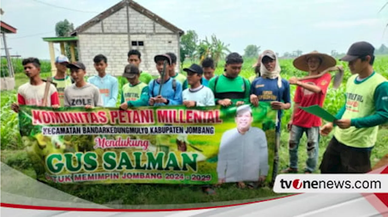 Petani Milenial Deklarasi Dukung Gus Salman Mantan Ketua PCNU Maju Pilkada Jombang