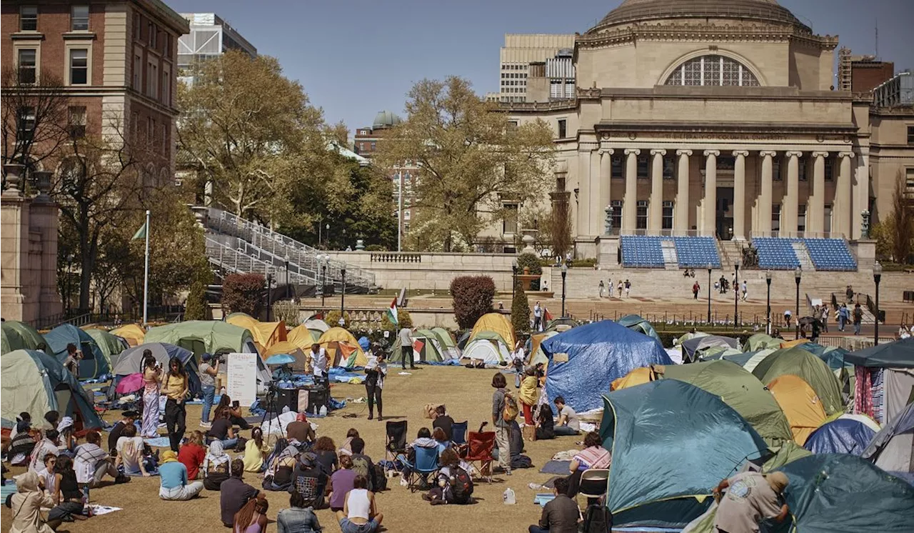 Columbia University administrators put on leave over alleged text exchange at antisemitism panel