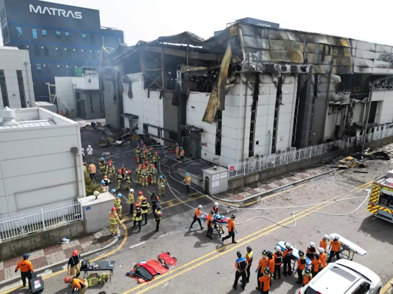 Fire at lithium battery factory in South Korea kills 9, leaving 15 others missing