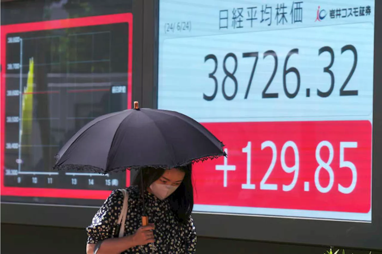 Stock market today: Asian shares lower after Wall Street closes another winning week