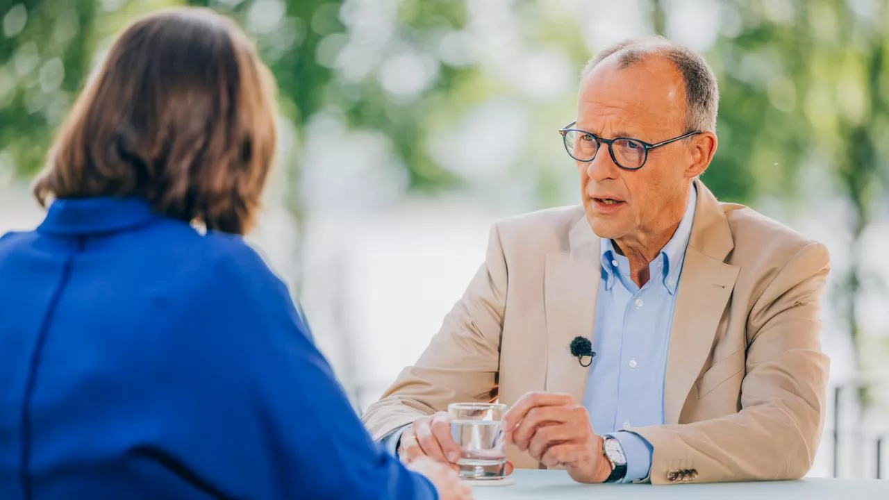 ZDF-Sommerinterview mit Friedrich Merz