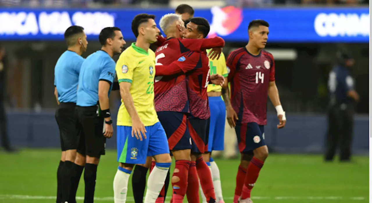 Brazil frustrated by Costa Rica, Colombia beat Paraguay