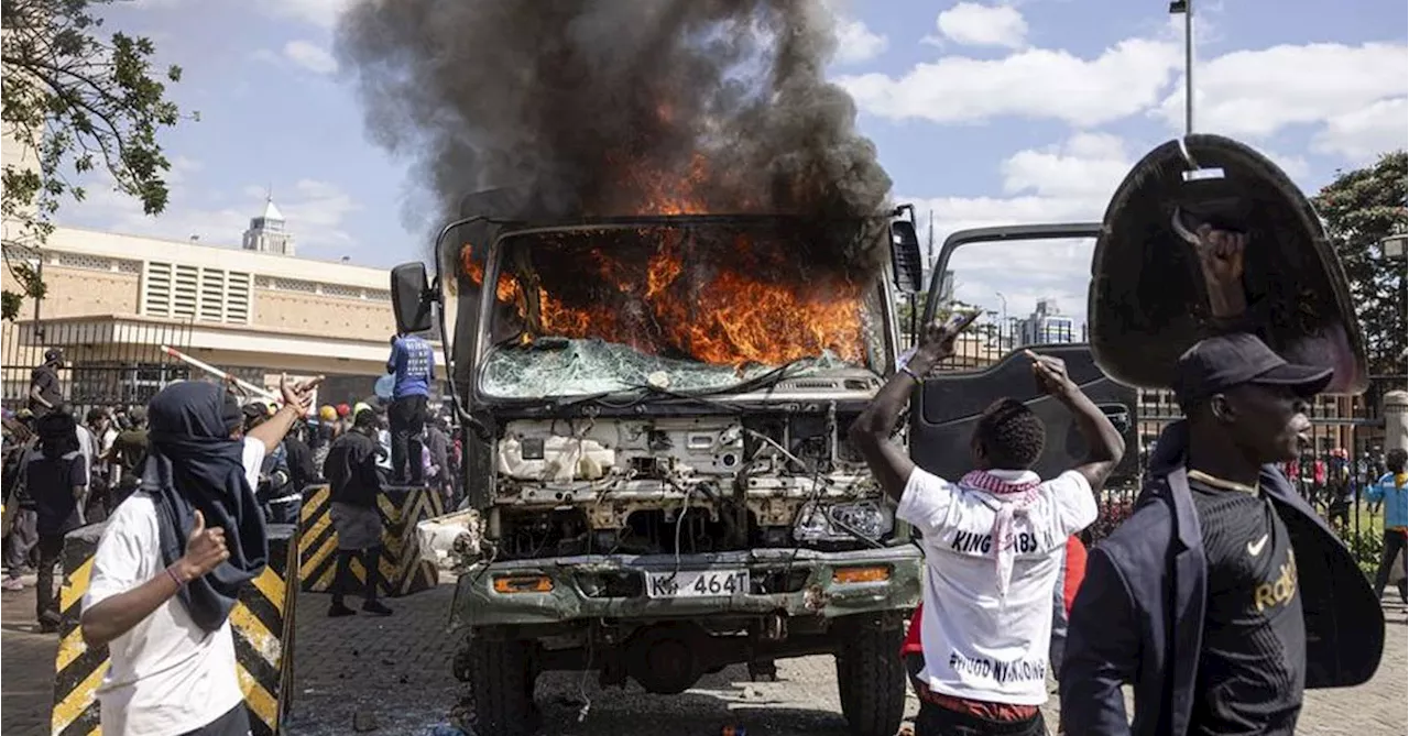 At least five protesters killed during storming of Kenya's parliament