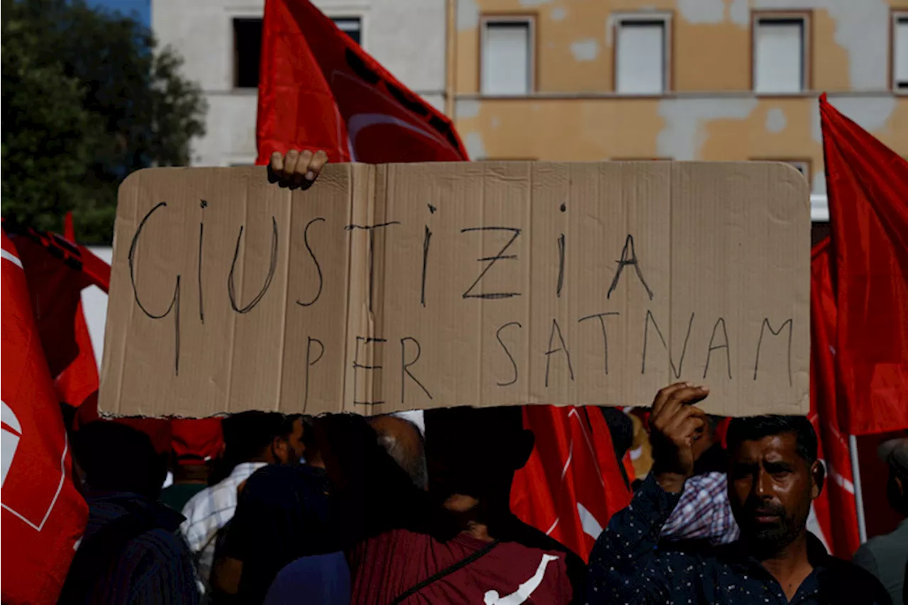 A Latina la protesta dei braccianti indiani, 'Stop allo sfruttamento'