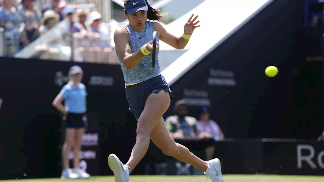 Emma Raducanu beats Sloane Stephens 6-4, 6-0 at Eastbourne