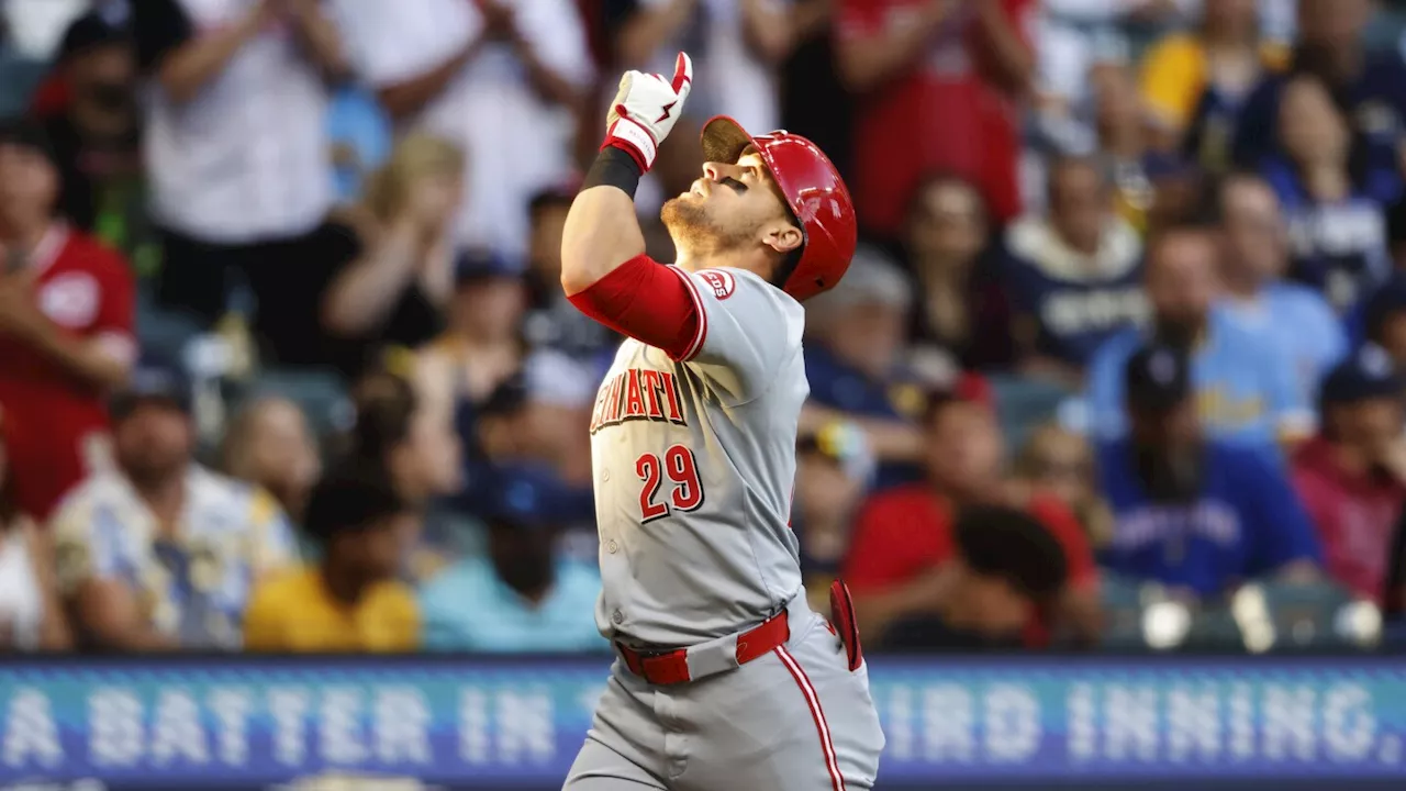 Reds center fielder TJ Friedl is back on the injured list, this time with a strained hamstring