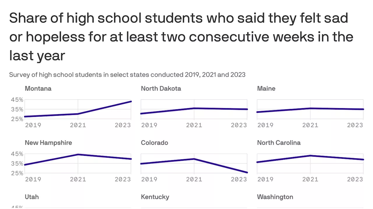 7 states show promising recovery from youth mental health crisis