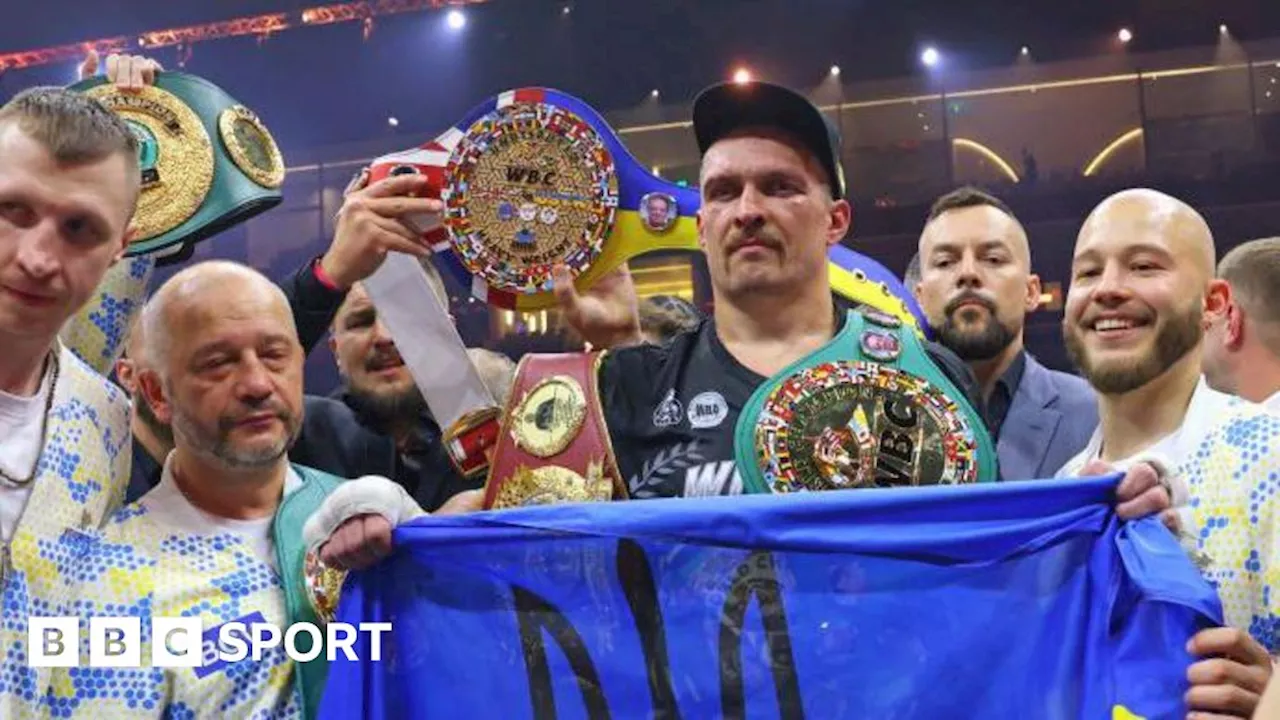 Oleksandr Usyk no longer undisputed champion after giving up IBF belt