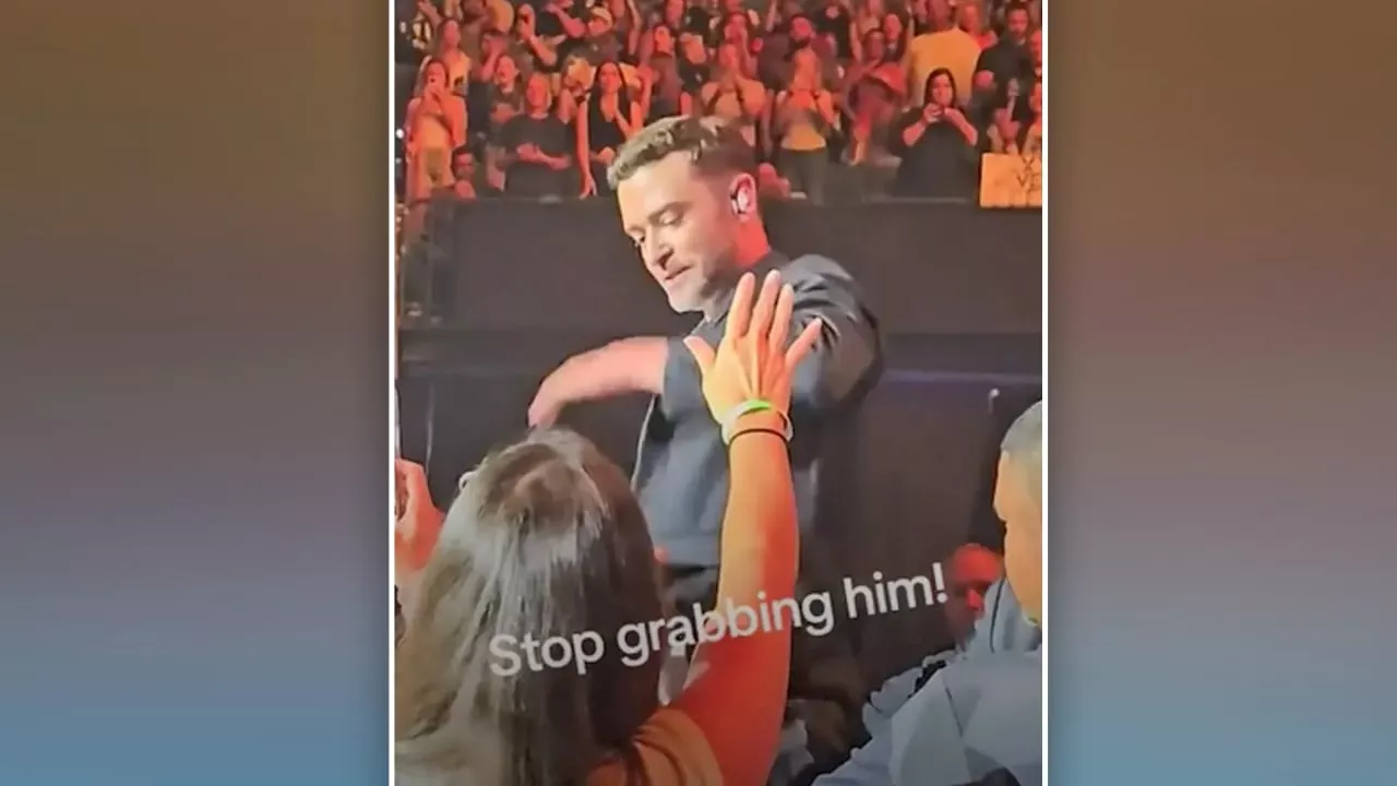 Justin Timberlake: Hier schlägt der Superstar eine Fan-Hand weg