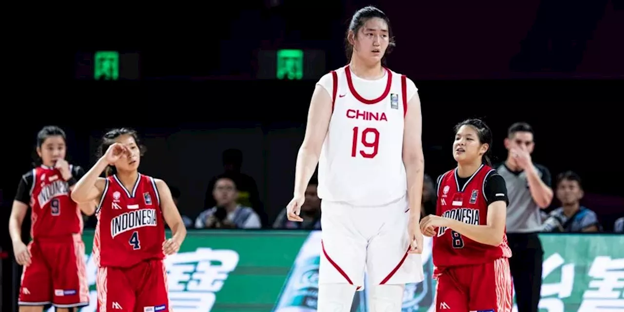 Pebasket Putri Setinggi 220 cm Bantu China Gilas Indonesia di FIBA Women's Asia Cup U-18