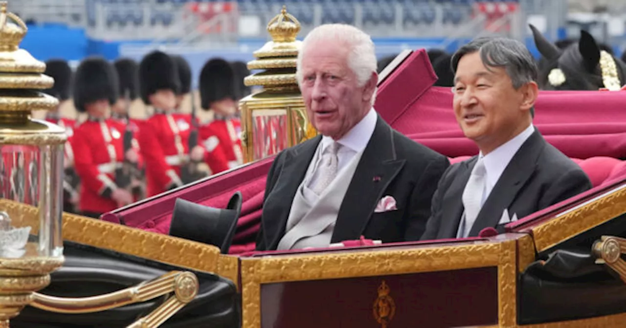 Pictures: British Royals Welcome Japanese Emperor For London State Visit