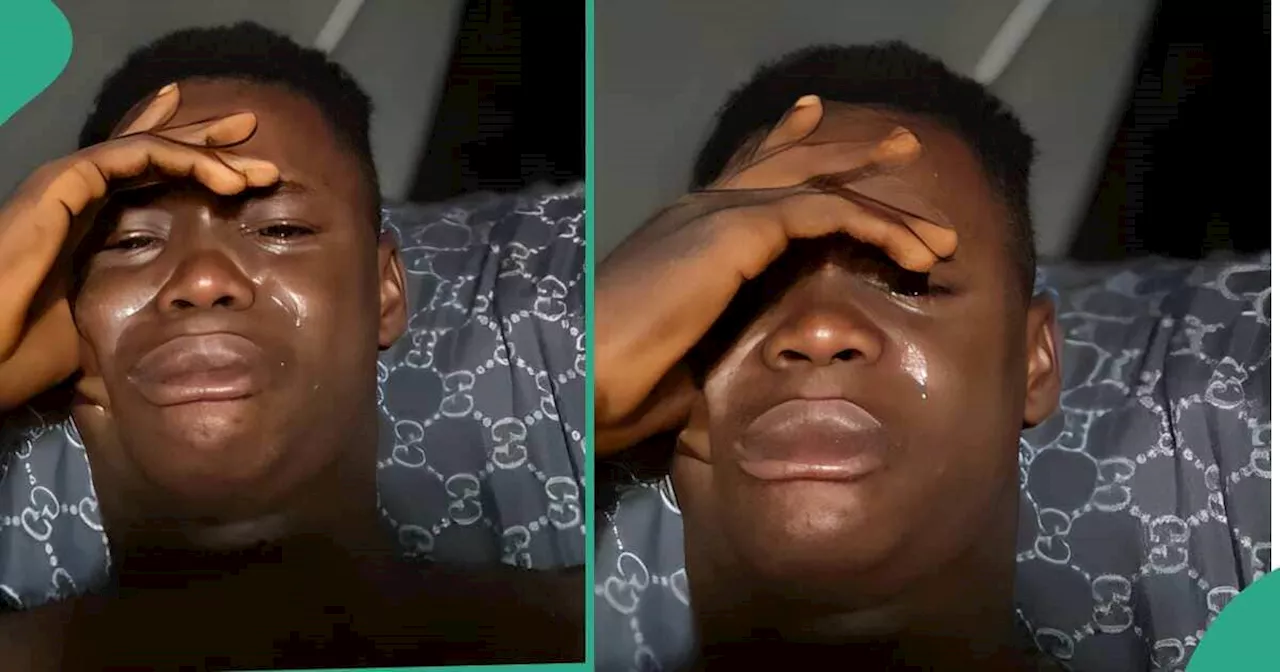 Man’s Heart Shattered As His Girlfriend Leaves Him, He Cries Alone in His Room