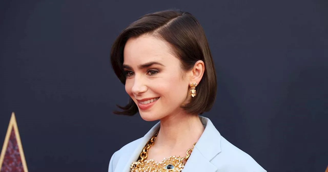 Lily Collins: Lily Collins überrascht mit einem Bob | 'Emily In Paris ...