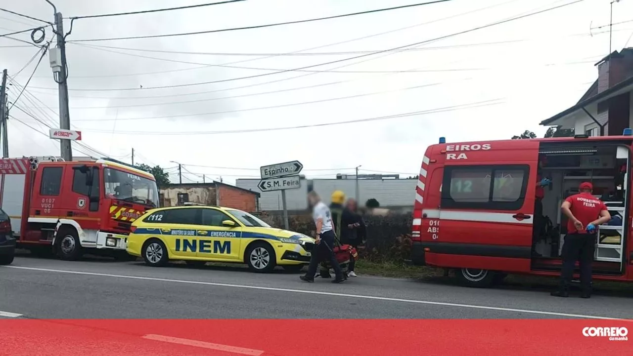 Idoso resgatado após queda em poço em Santa Maria da Feira