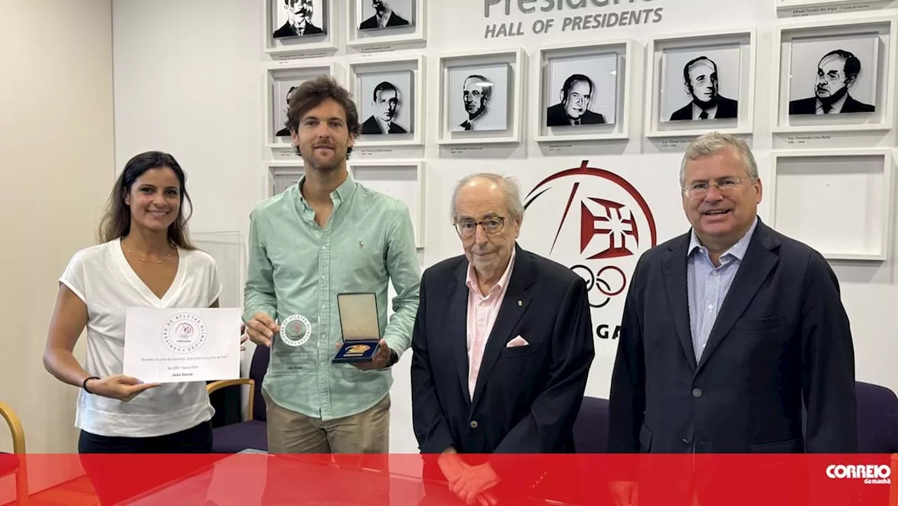 João Sousa homenageado pelo Comité Olímpico de Portugal