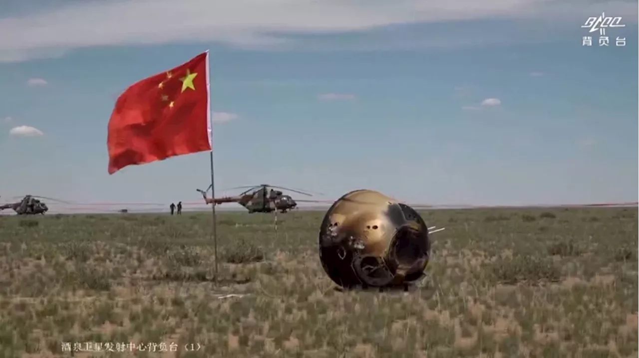 Sonda chinesa retorna à Terra com amostras históricas do lado oculto da Lua