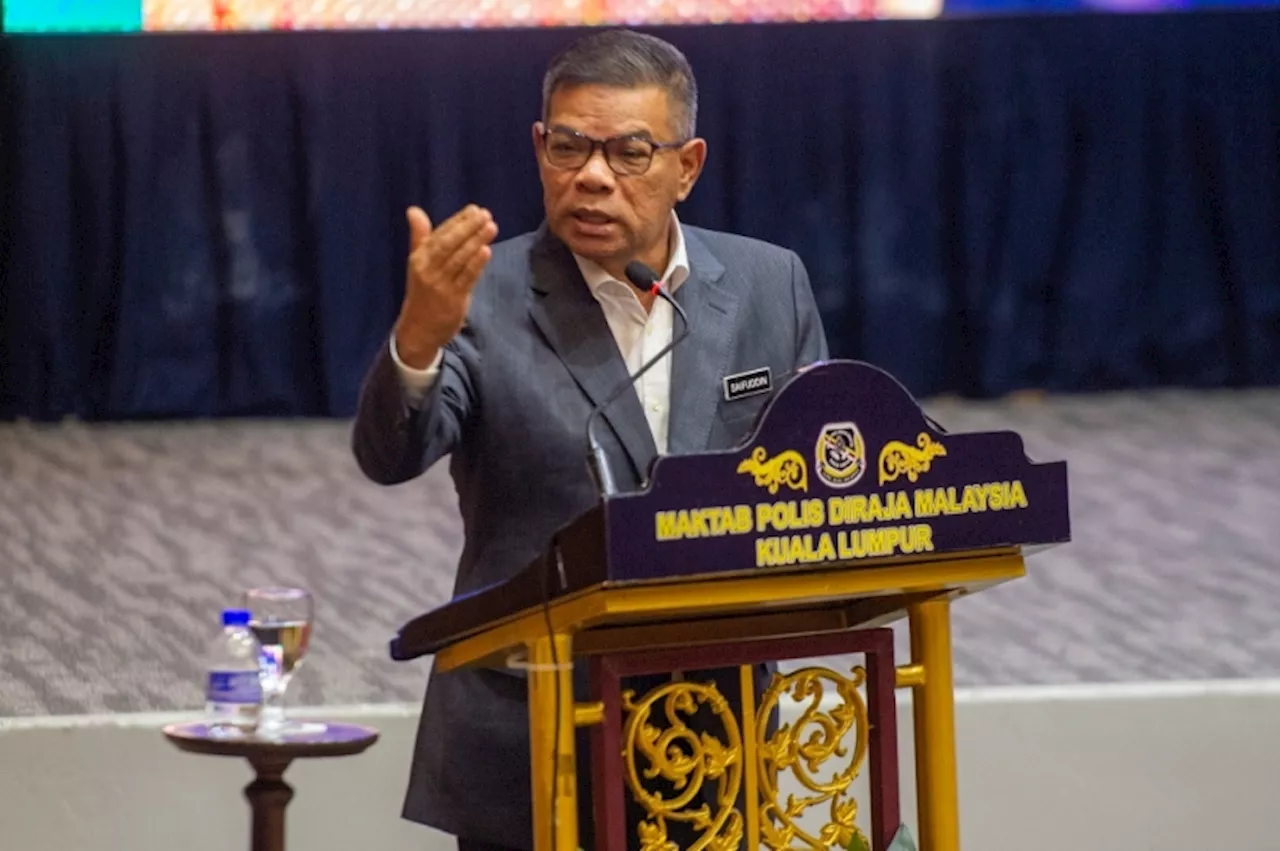 Eight arrested IS suspects made police their no.1 target, says Saifuddin