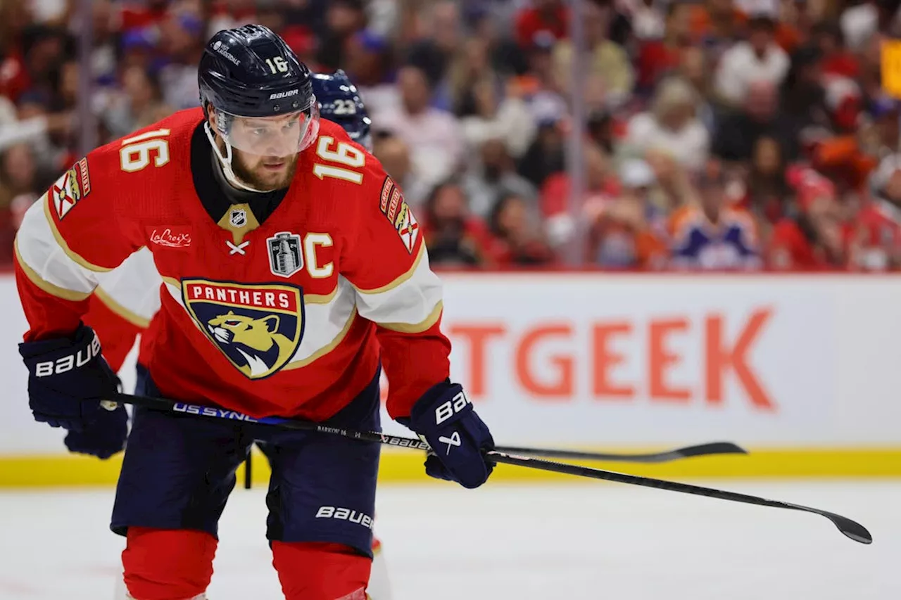 Panthers’ Aleksander Barkov becomes first Finnish captain to win Stanley Cup