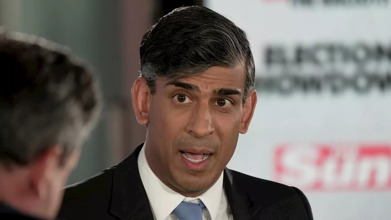 Rishi Sunak says migrants 'queuing up in Calais' ahead of Labour win