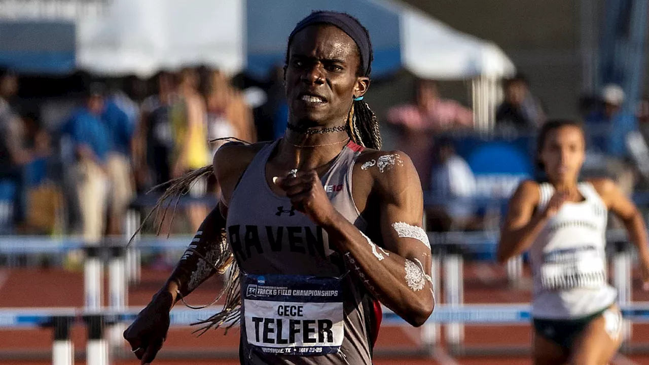 Transgender sprinter vows to 'take all the records' in indoor races after storming the NCAA in...