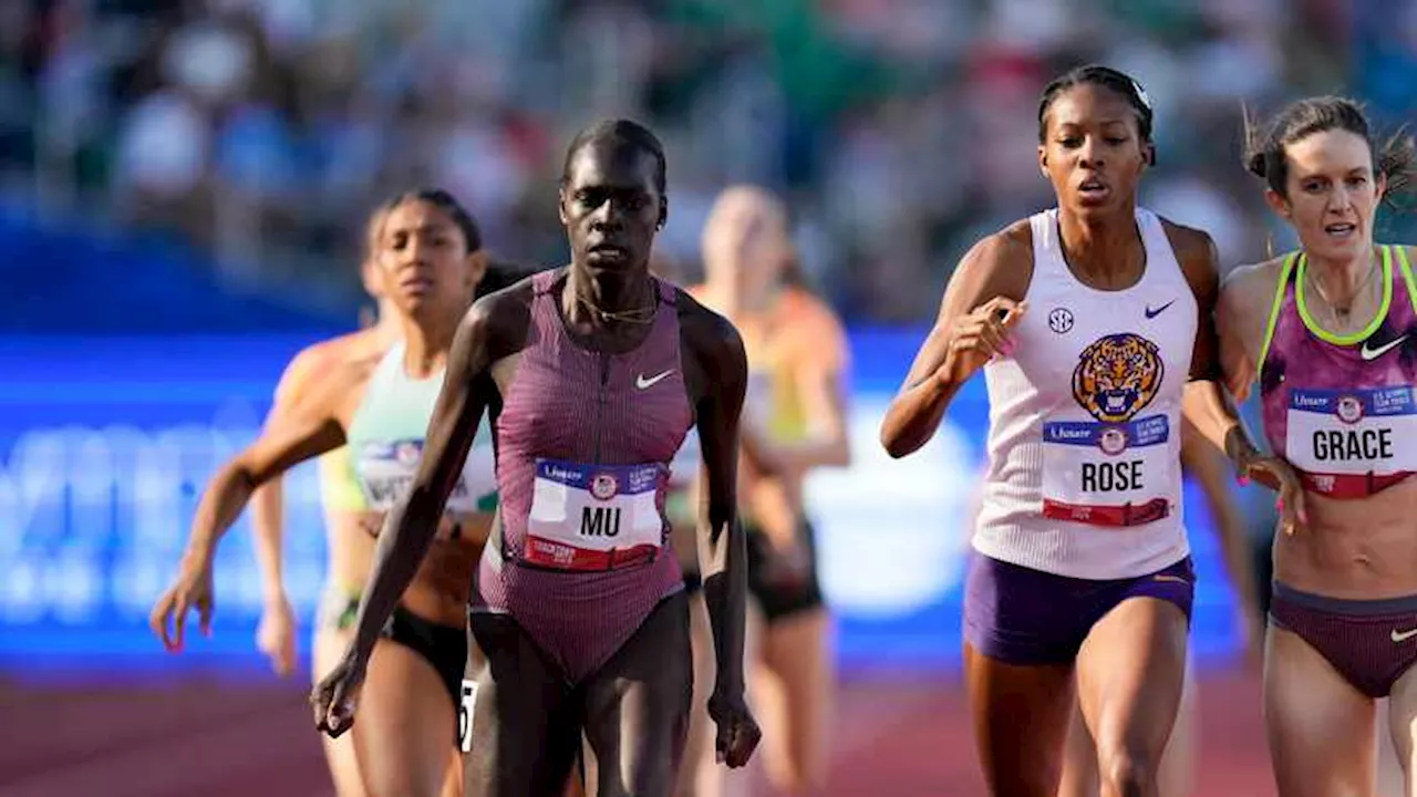 Watch: Former Texas A&M star, Olympic gold medalist Athing Mu falls