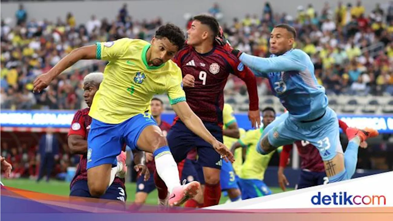 Brasil Vs Kosta Rika Selesai 0-0: Selecao Diredam